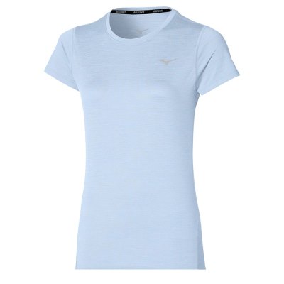 Camisa Mizuno Impulse Core Mujer Azules Claro - Chile M475CVSYEM